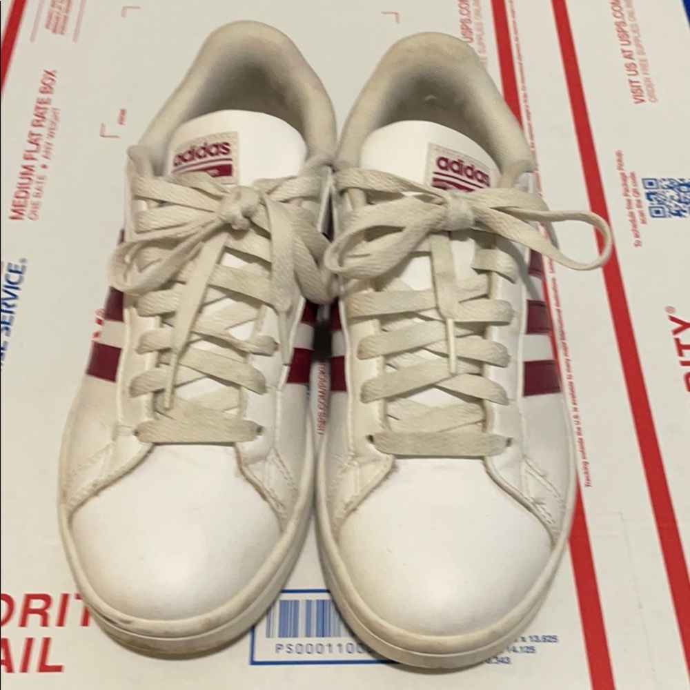 Size 6 1/2 maroon Adidas (women’s size) - Picture 2 of 3